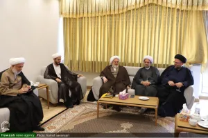 دیدار رئیس نمایندگی ولی فقیه در جمهوری آذربایجان با مدیر حوزه علمیه استان آذربایجان شرقی