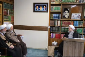 دیدار رئیس نمایندگی ولی فقیه در جمهوری آذربایجان با نماینده ولی فقیه در استان آذربایجان شرقی